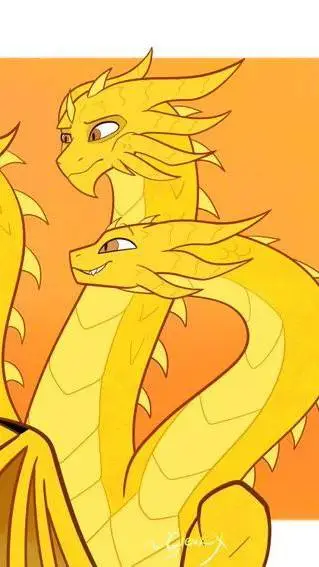 ai character: Female Ghidorah background