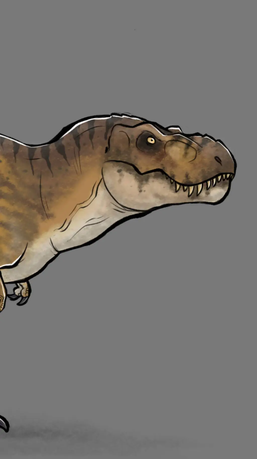ai character: Doe T-Rex background