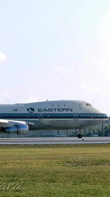 ai character: Eastern 747 100 background