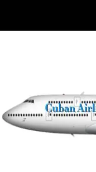 ai character: Cuban Airlines 747 background