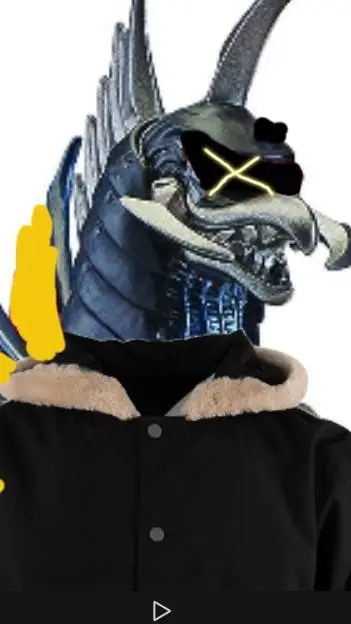 ai character: SD Gigan background