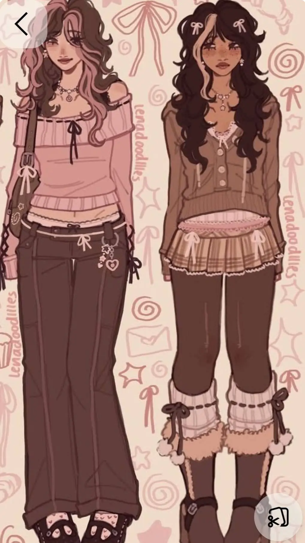 ai character: ☆Megan and Daisy background