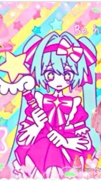 ai character: Retry now miku background