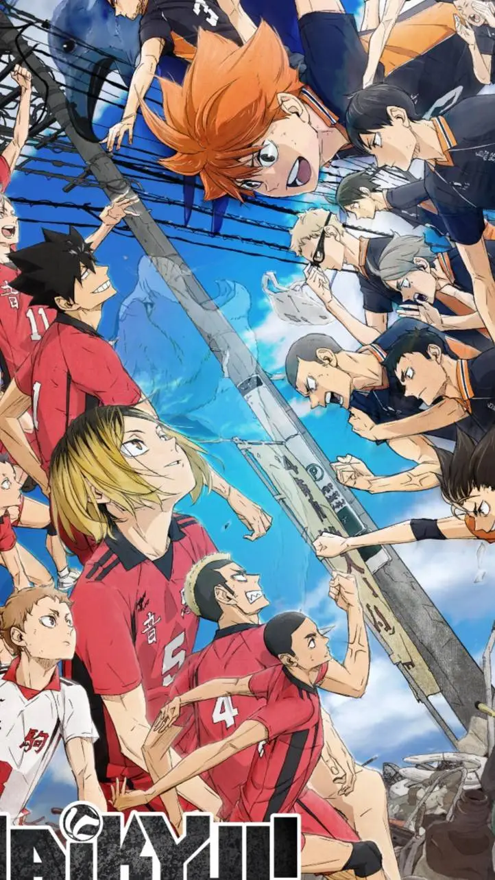 ai character: Haikyu you snapped background