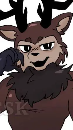ai character: the deer background