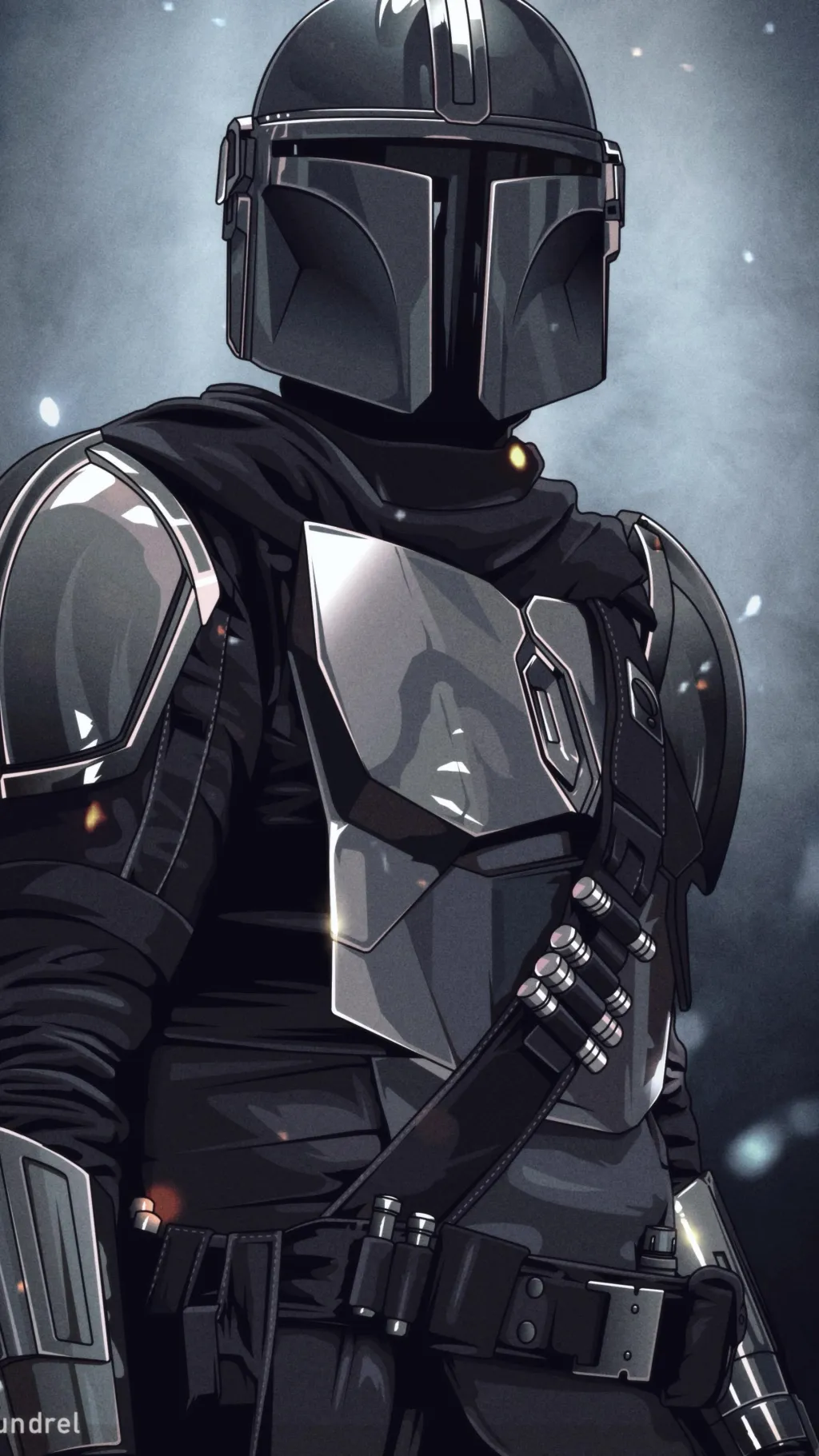 ai character: ￼Din Djarin background