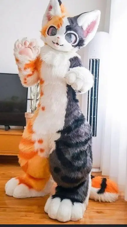 ai character: kemono  background