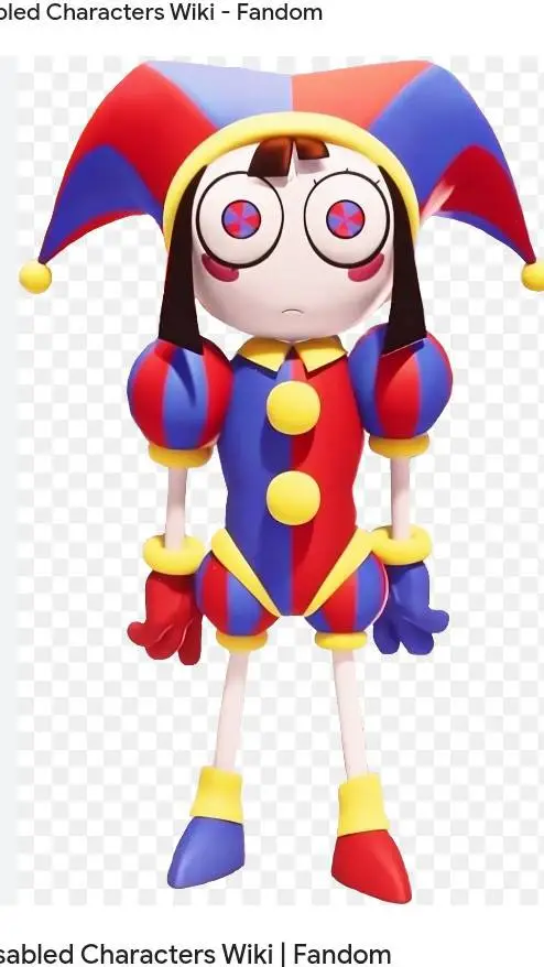 ai character: pomni  background