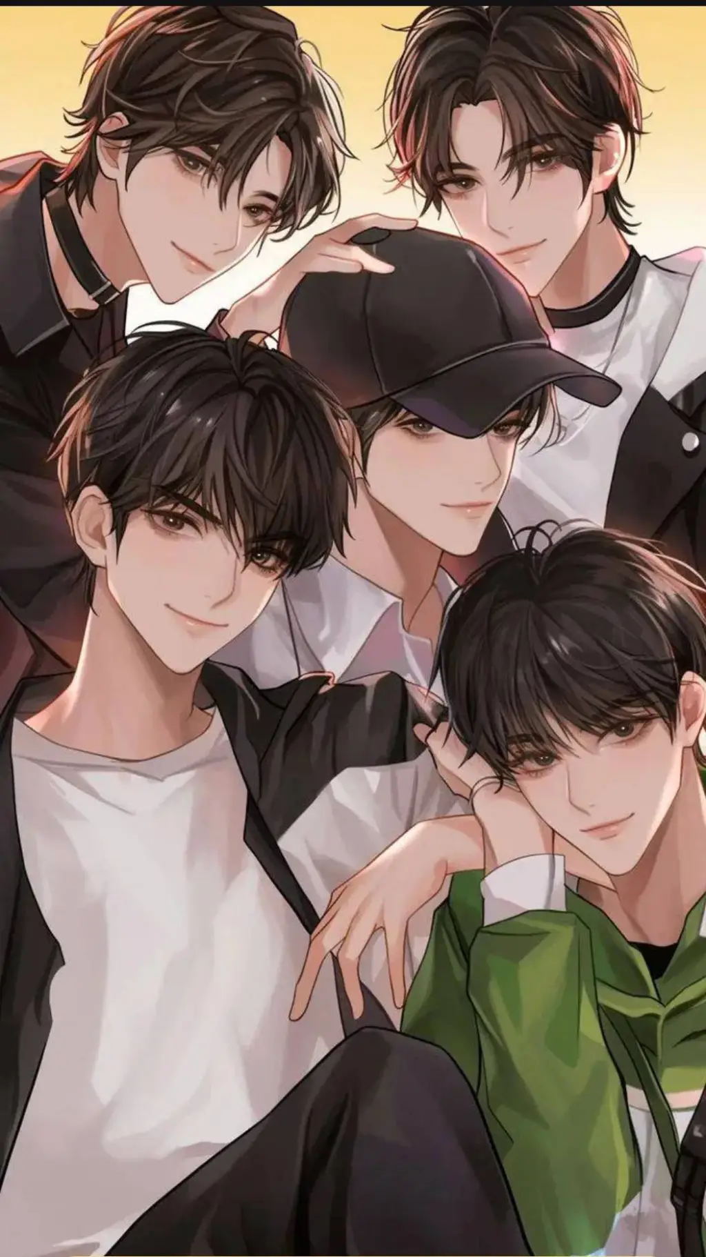 ai character: 5 boyfriend! background