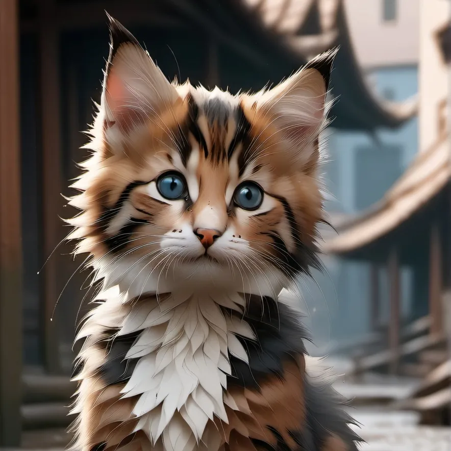 chat with ai character: mud kitty