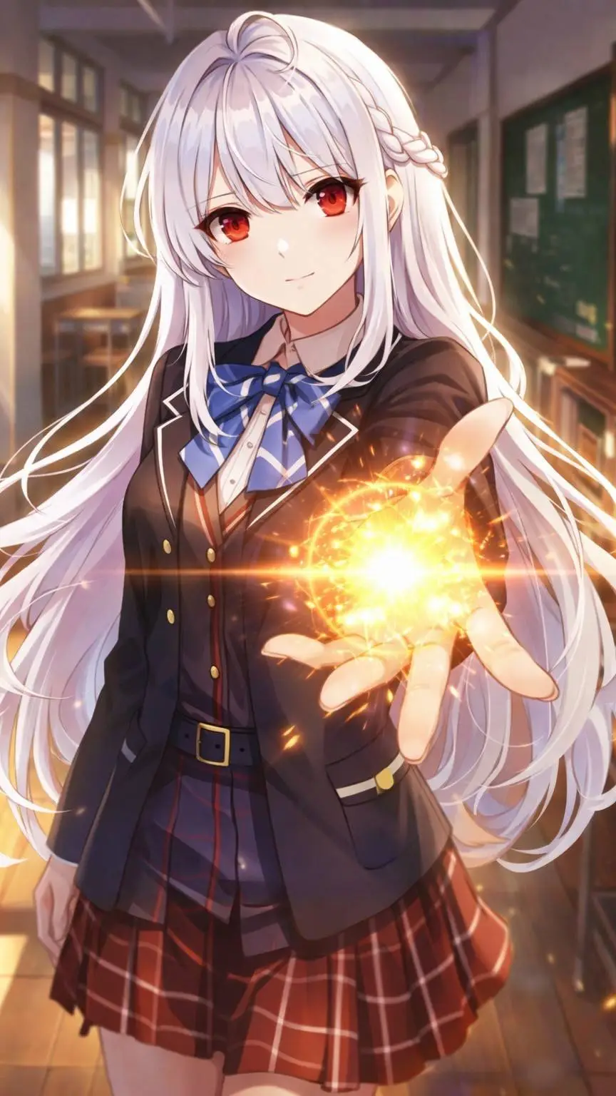 ai character: Luna background