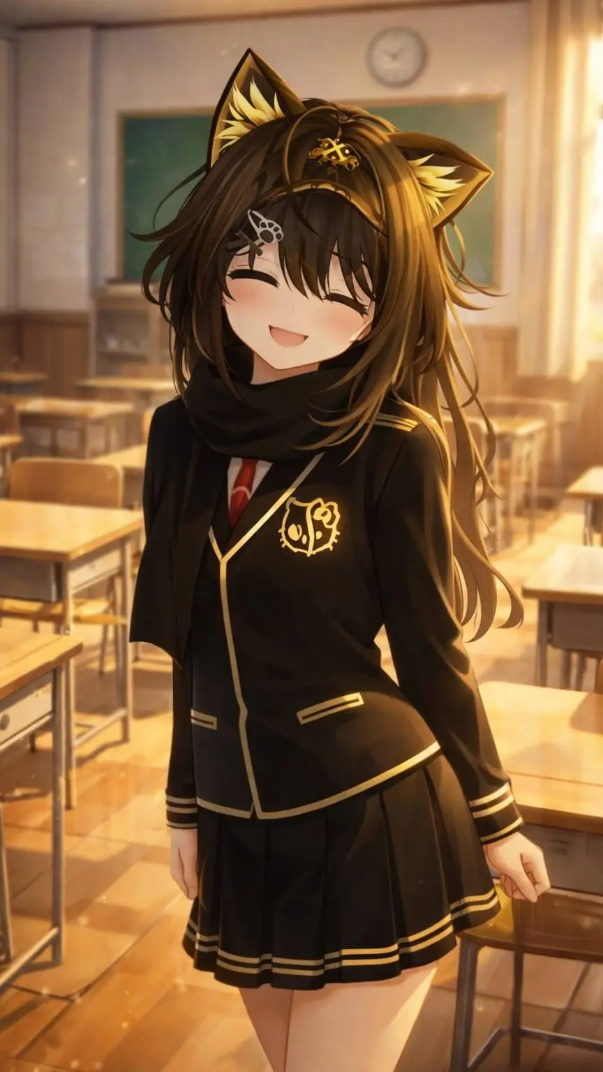 ai character: Cathy  background