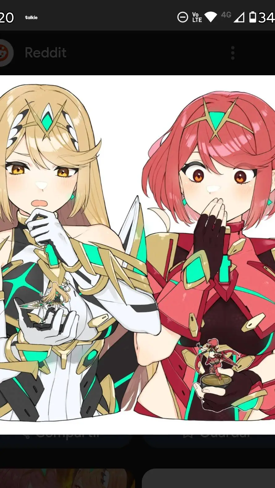 Talkie AI - Chat with Pyra y Mythra 