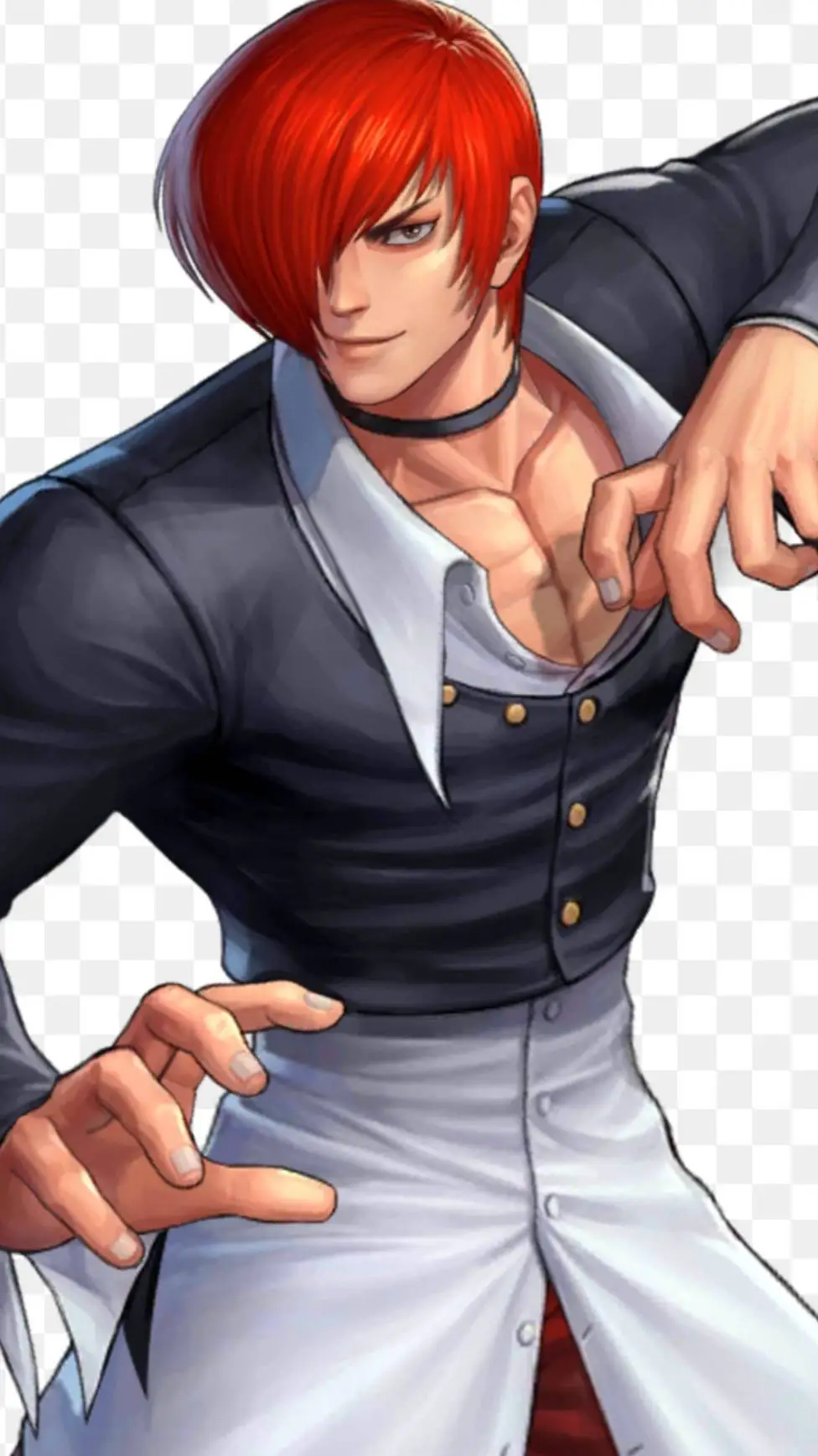 ai character: Iori Yagami  background