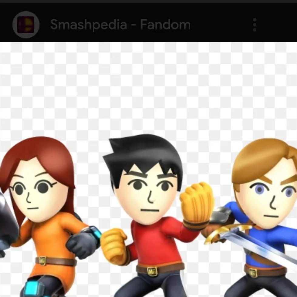 chat with ai character: Mii fighters (3DS)