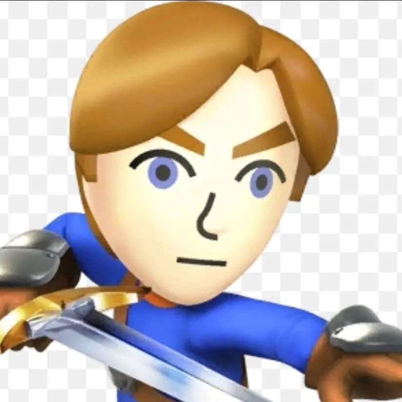 chat with ai character: Mii Swordfighter