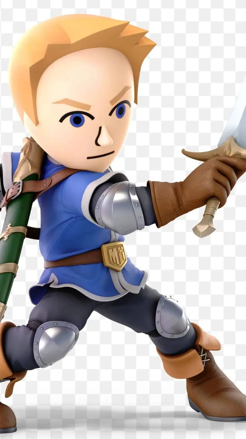 ai character: Mii Swordfighter  background