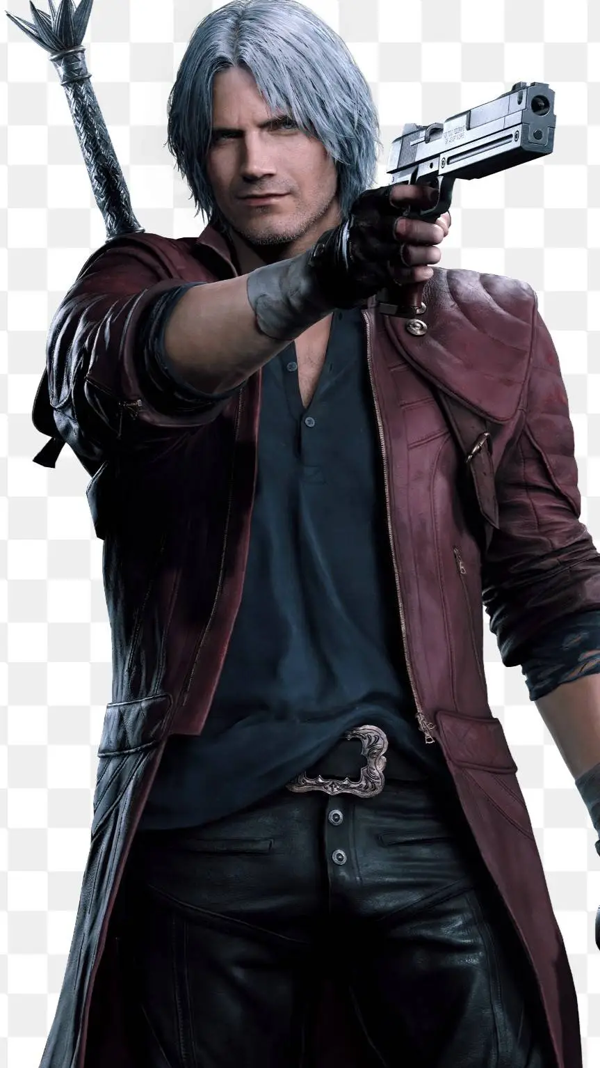 ai character: Dante (DMC) background