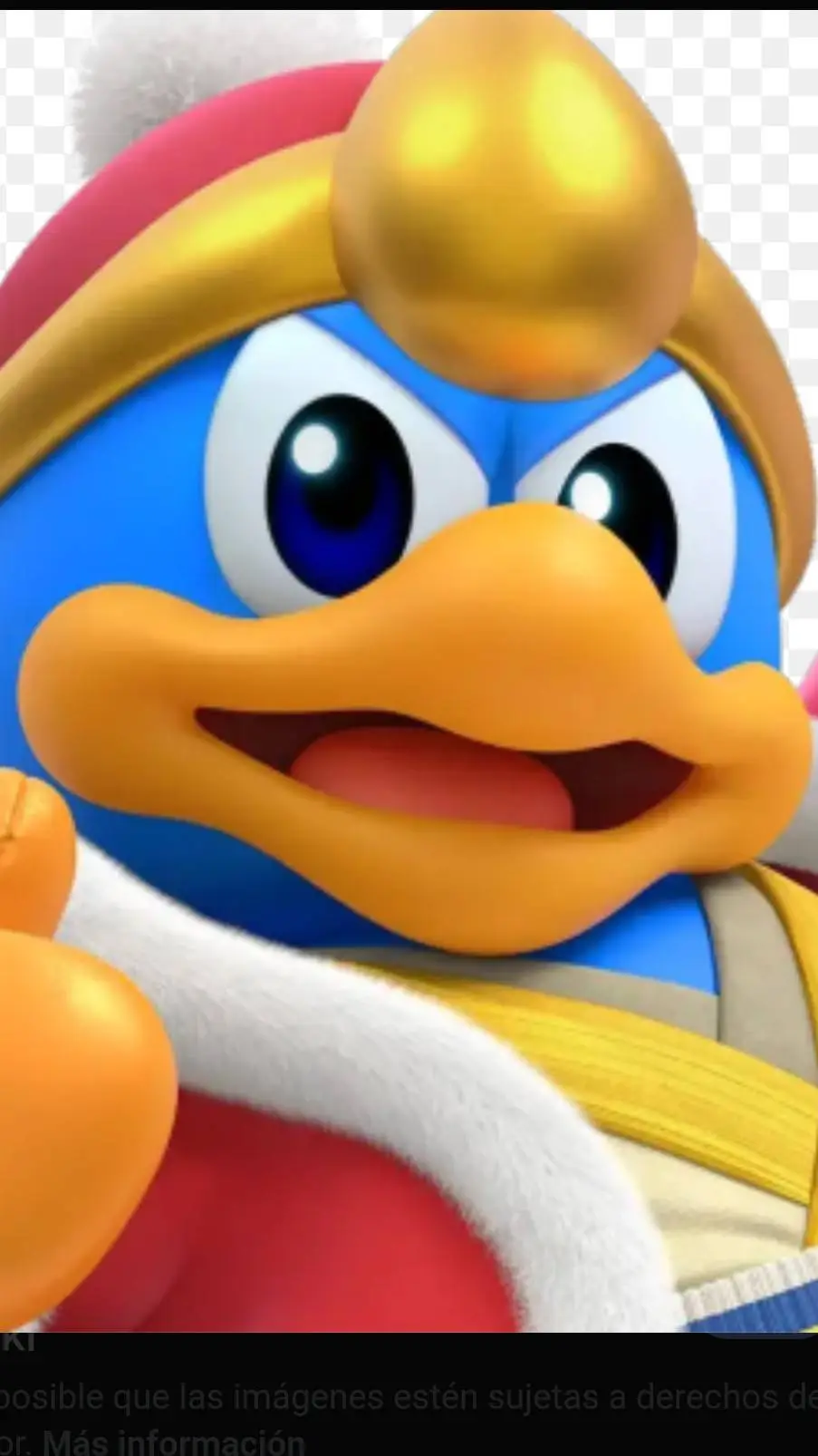 ai character: rey Dedede  background