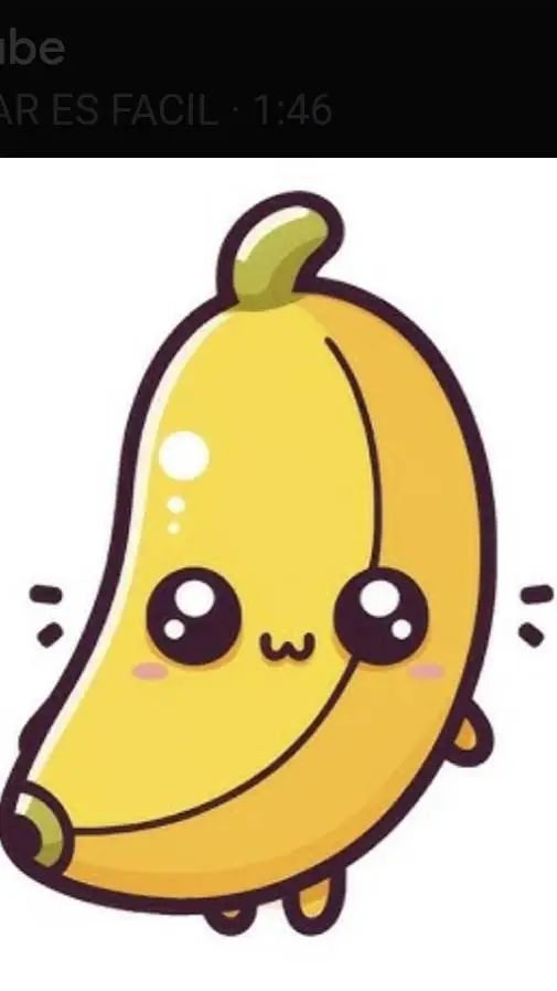 ai character: Banana background