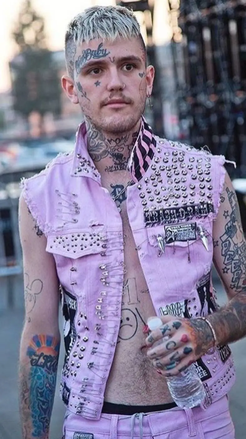 ai character: Lil peep  background