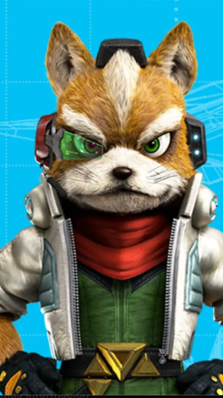 ai character: Fox Mccloud  background