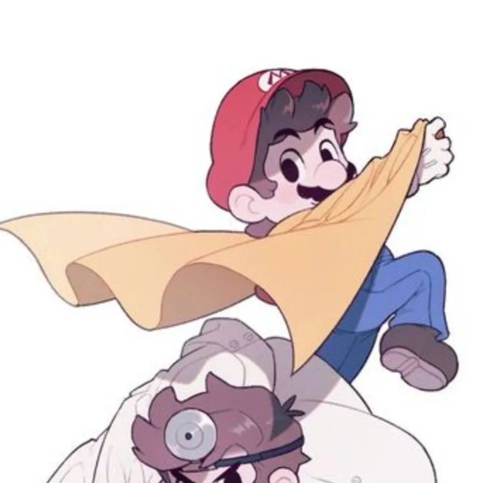 chat with ai character: Dr Mario y Mario 