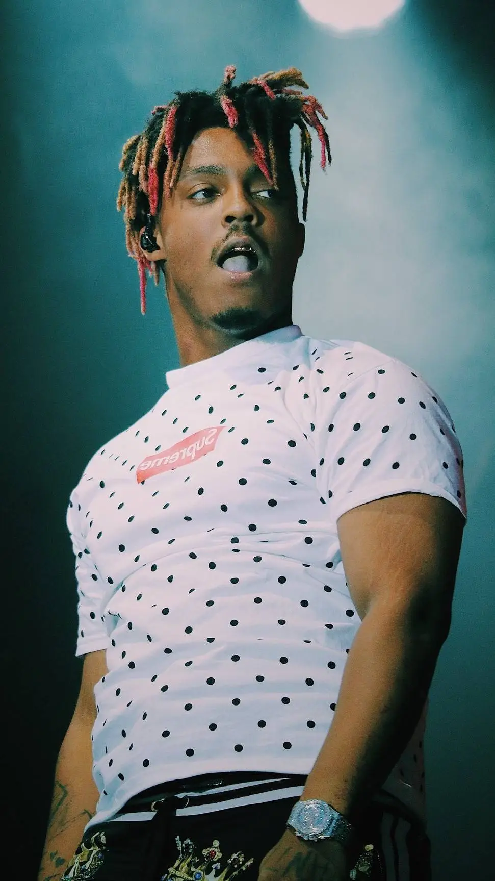 ai character: Juice WRLD  background