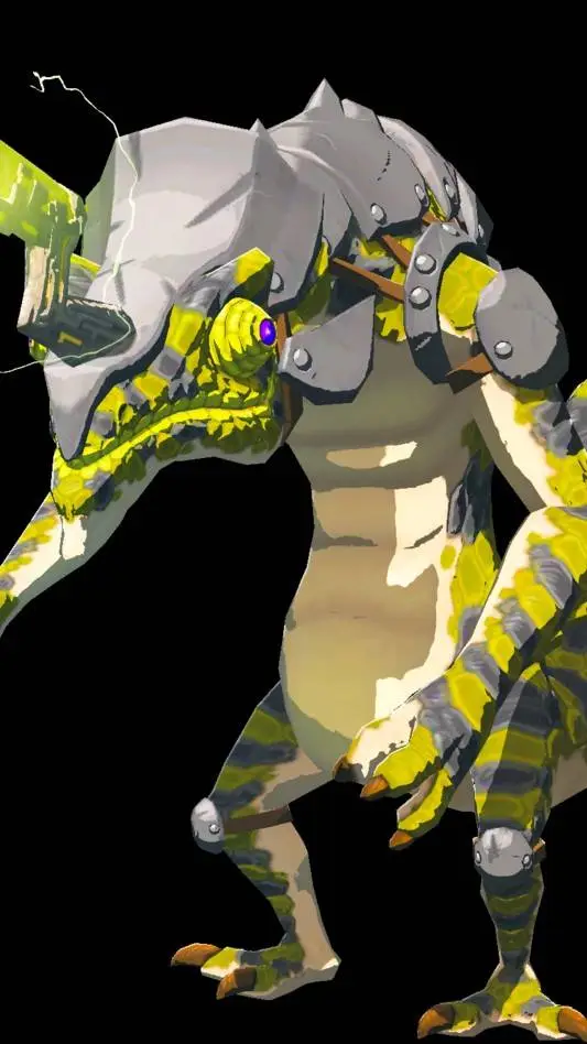 ai character: Lizalfos Elec background