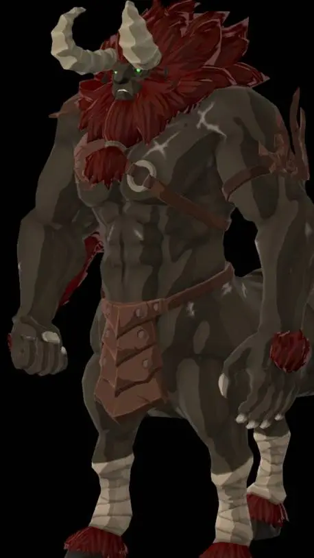 ai character: Lynel Red background