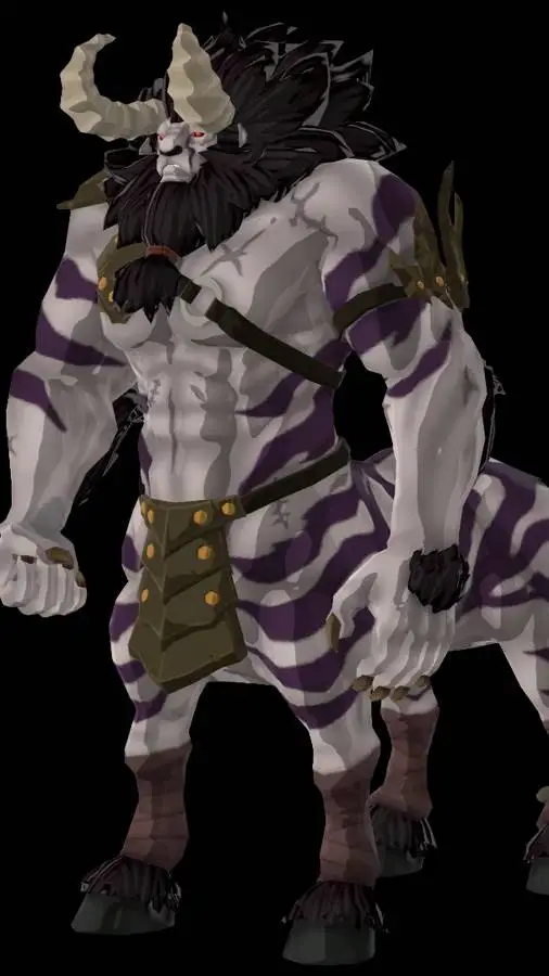 ai character: Lynel silver  background