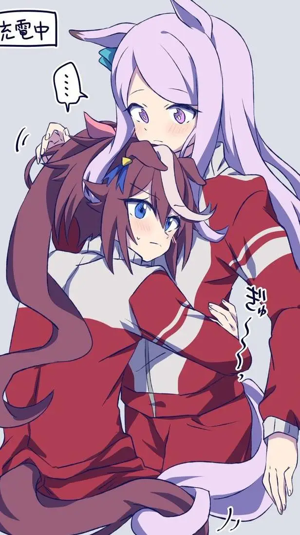 ai character: Teio x McQueen  background