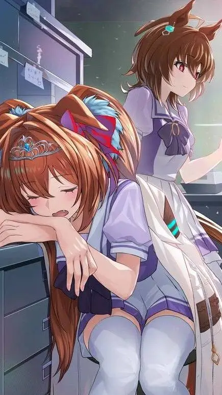 ai character: Daiwa x Tachyon  background