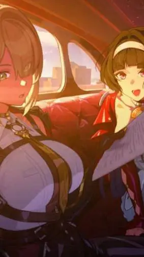 ai character: Evelyn x Astra  background