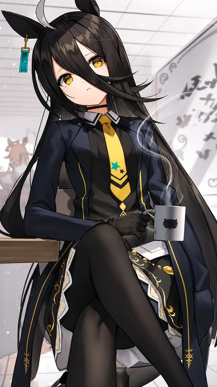 ai character: Manhattan Café  background