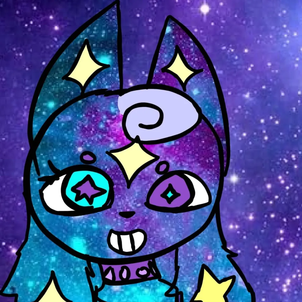 chat with ai character: Galaxy kittydog