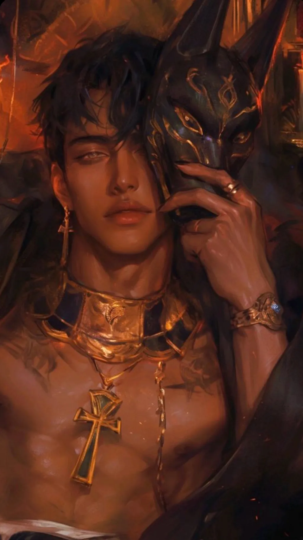 ai character: Azarek 𓂀 background