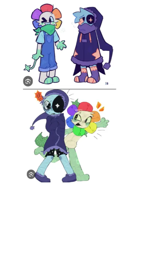 ai character: Dandy x astro background