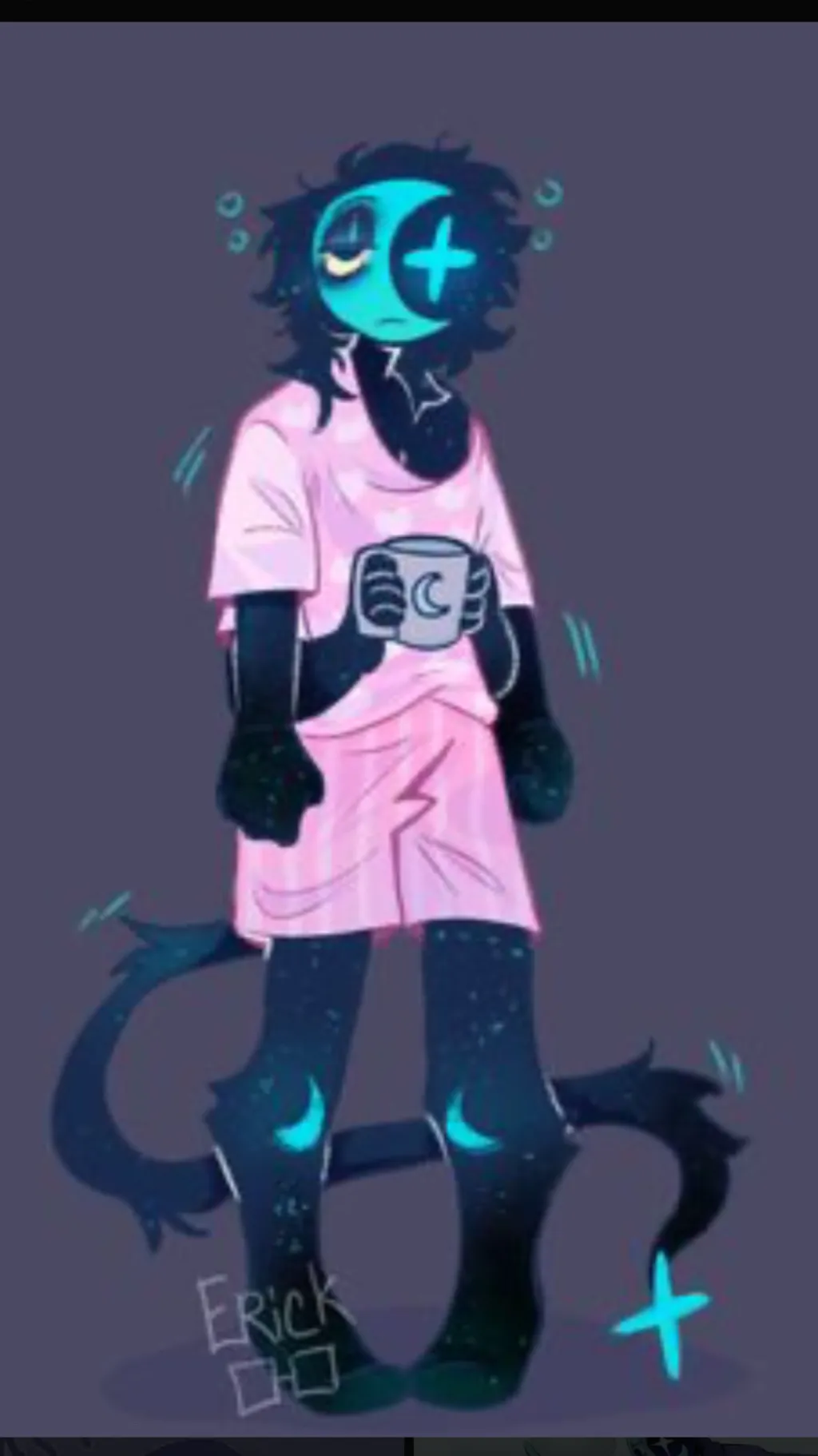 ai character: A3TRO🌘 background