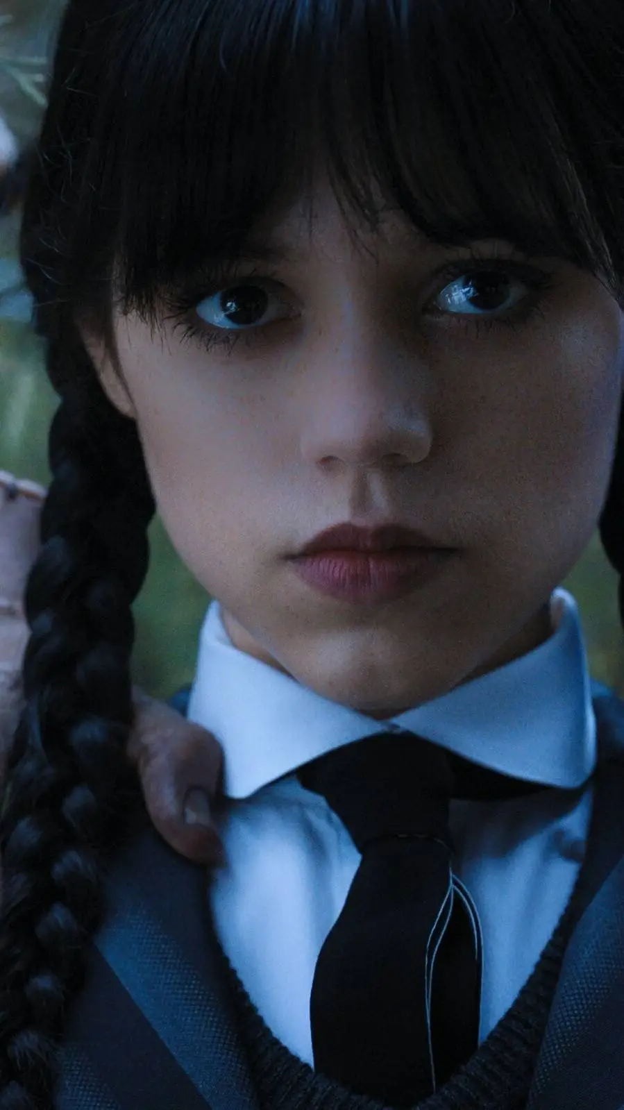 ai character: Wednesday Addams  background