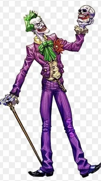 ai character: Arkham joker background