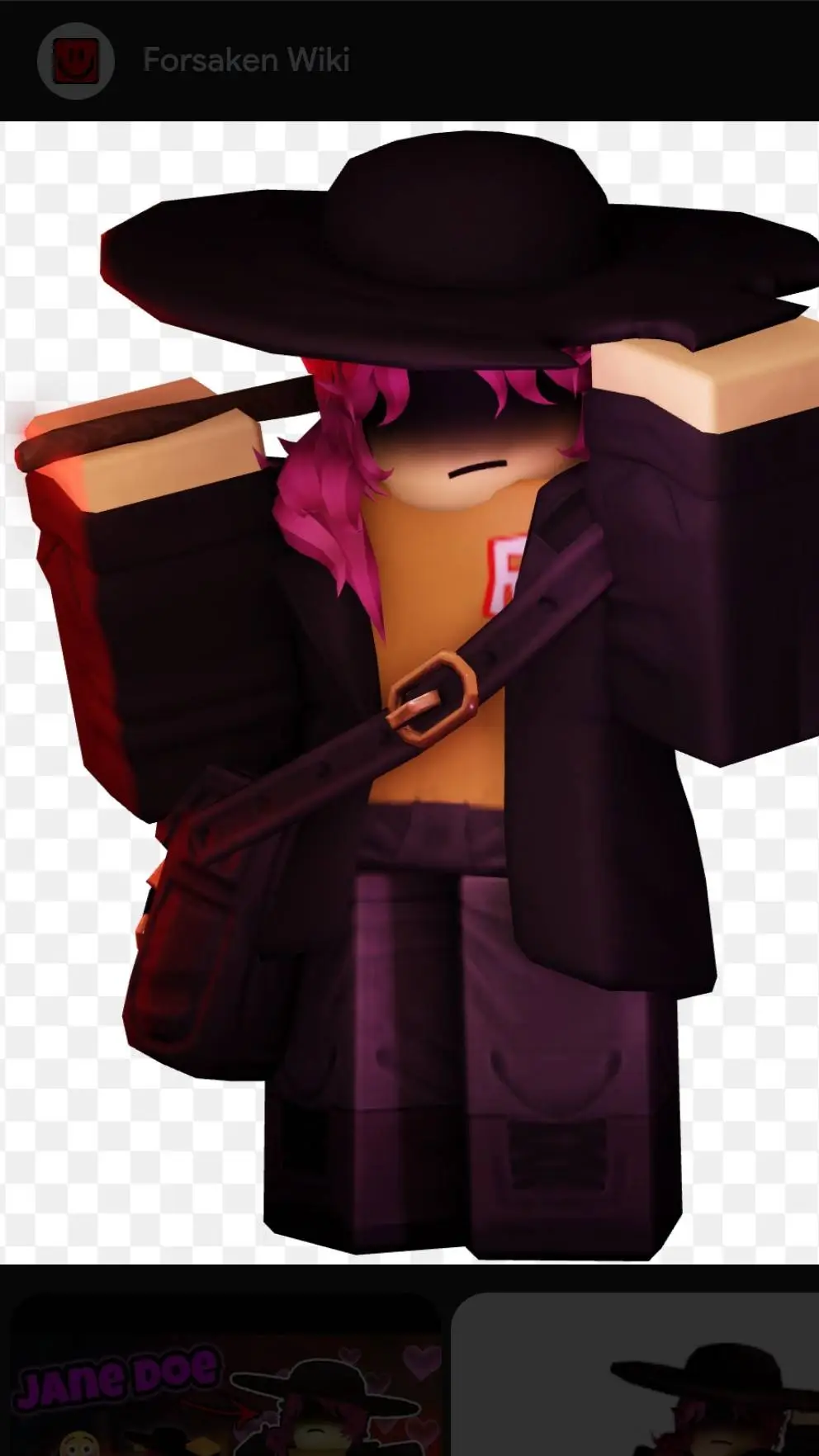 ai character: jane doe background