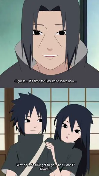 ai character: Itachi sis x mha background