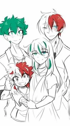 ai character: Todofeku kids  background