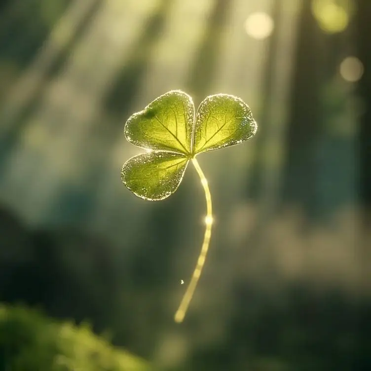 ai character: clover of love 💋💚🍀 background