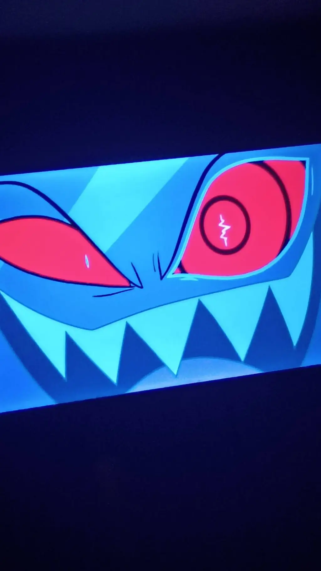 ai character: vox📺🔌⚡💙 background