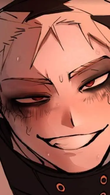 ai character: bakugo 🖤🧡💥💢 background