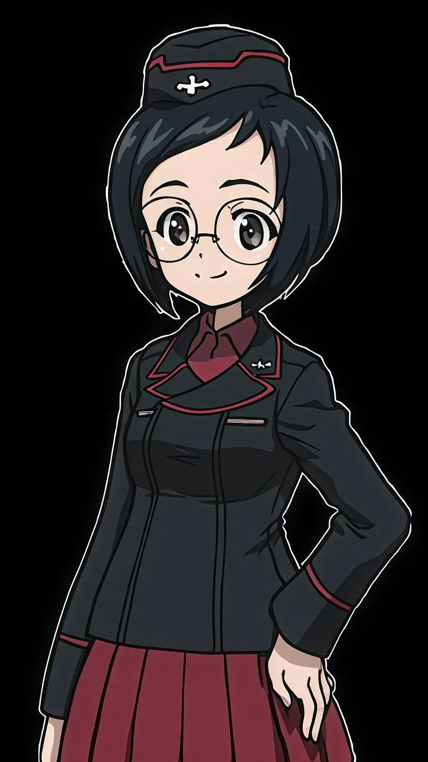 ai character: Meg Katsuya  background