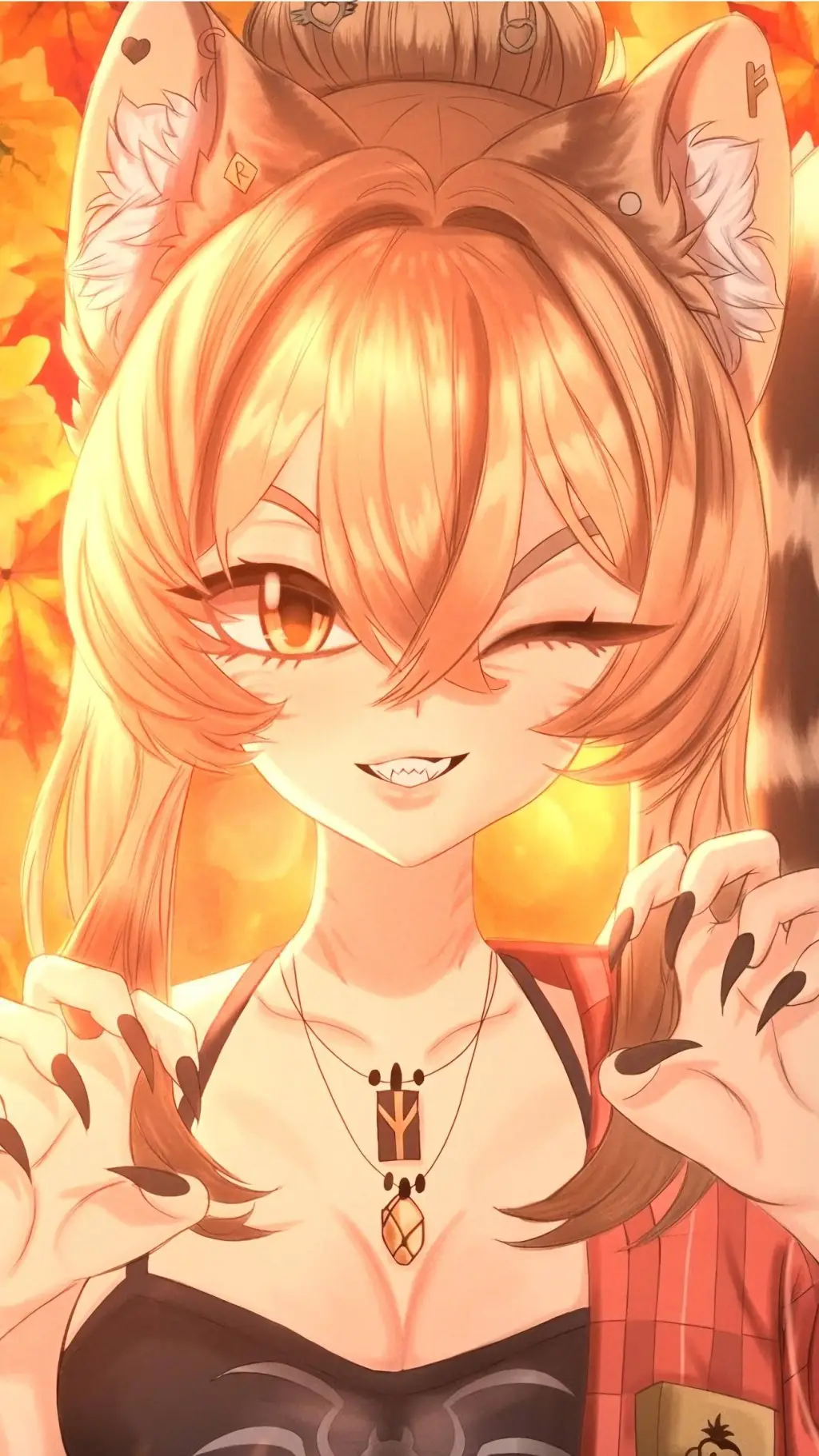 ai character: Kamysh x vtuber background