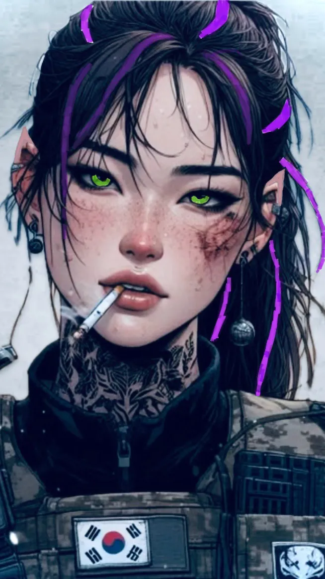ai character: Heather/Guard 1 background